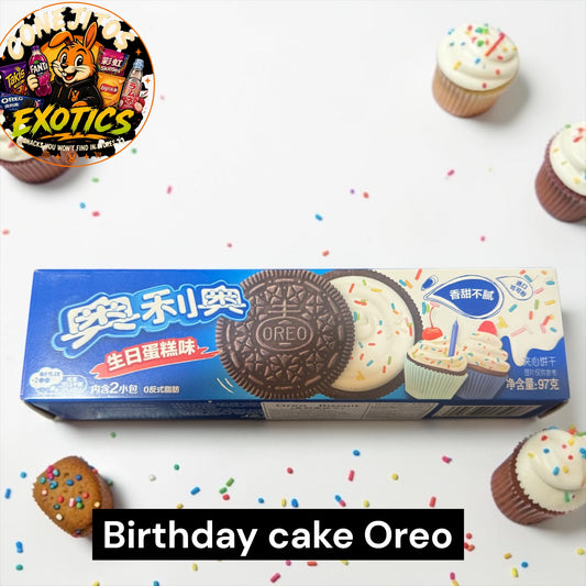 Birthday cake Oreos from South Korea